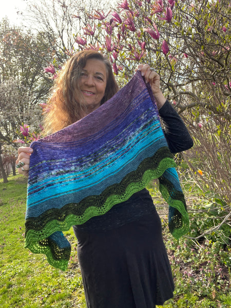 Dragon Dance Shawl