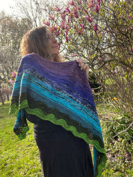 Dragon Dance Shawl