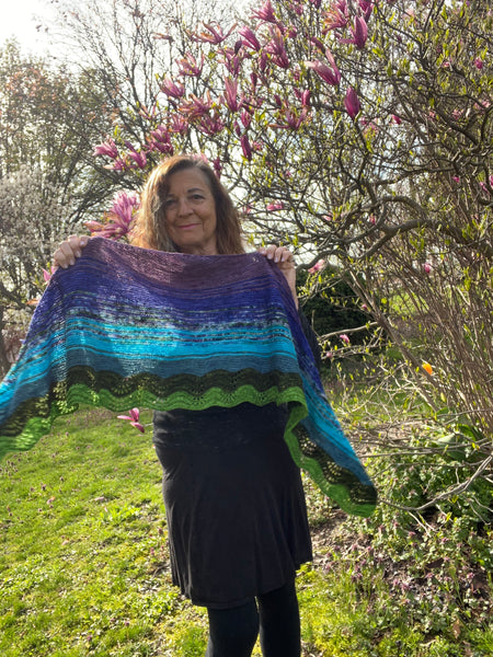Dragon Dance Shawl