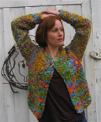 Slubby Nubby Cardigan Kit