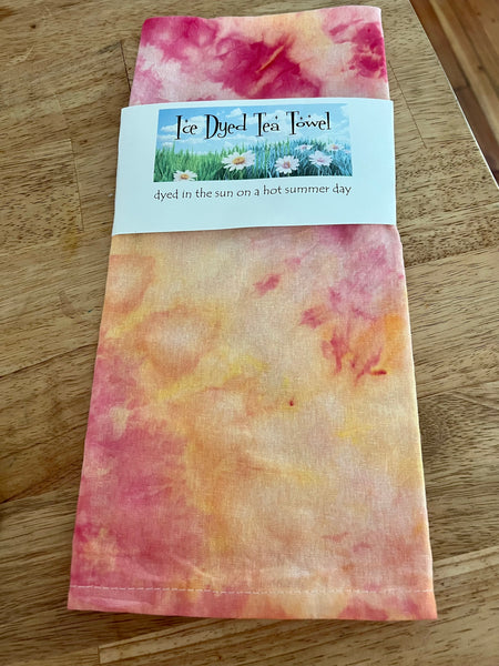 Ice Dyed Tea Towels